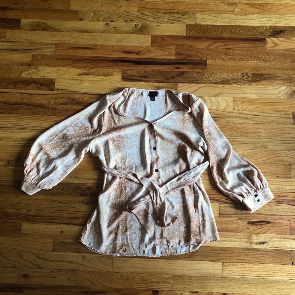 Snake Skin Dress Top